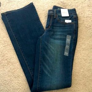 NWT Sz 1 Bootcut dark wash jeans